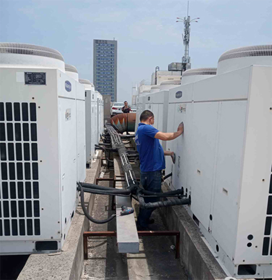 细河中央空调制热和不制冷系统维修方法